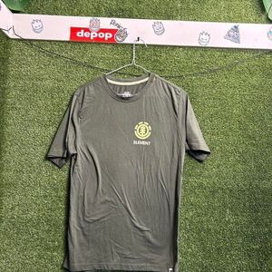 Element Men's Green and Khaki T-shirt